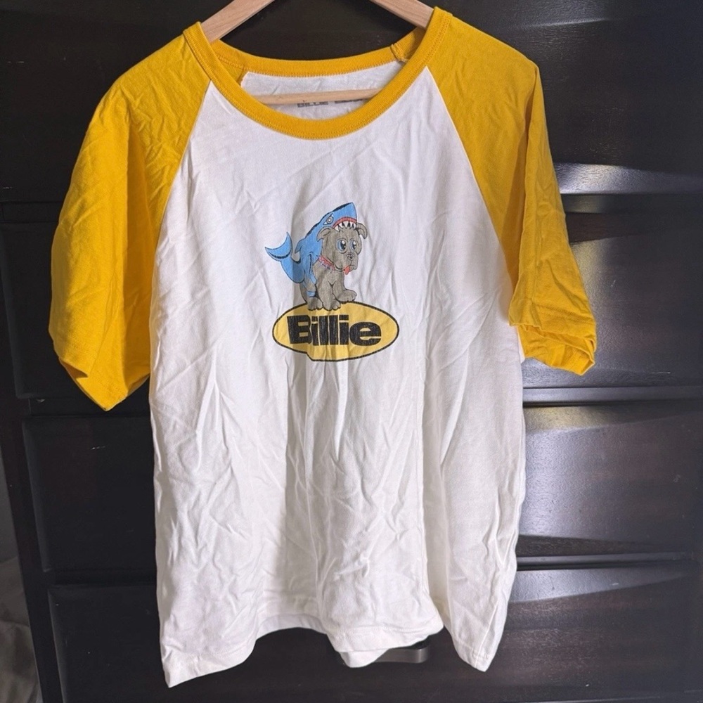 Billie Eilish Shark Raglan Tee Merch XXL